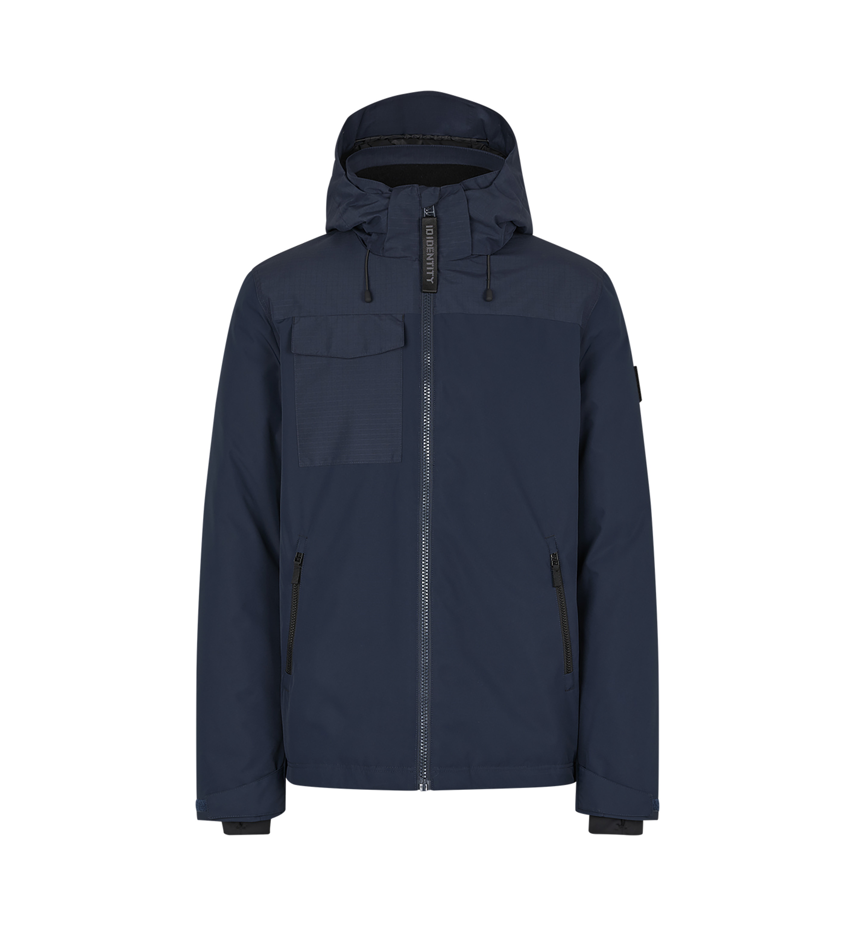 Kapuzen Winterjacke ID Identity® Navy 4XL