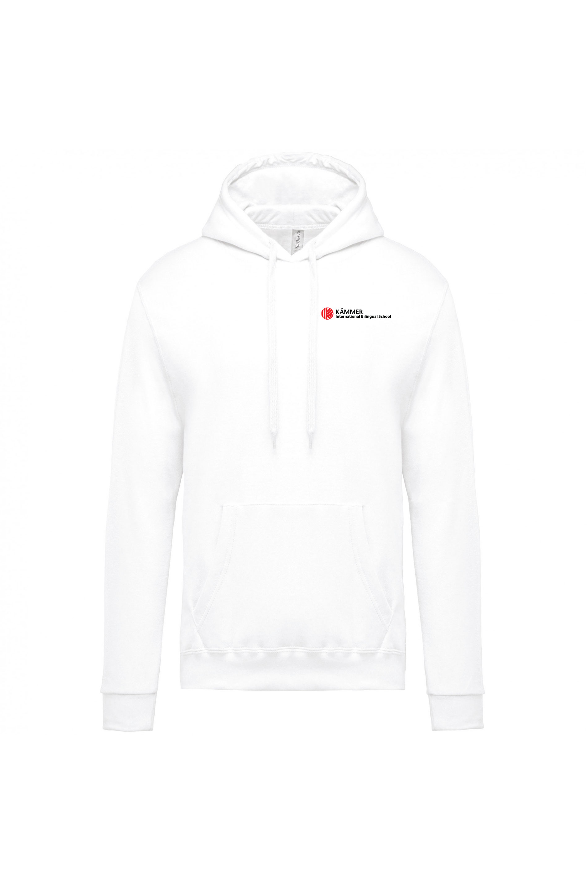 Hooded-Sweatshirt mit KIBS-Logo Weiß XS