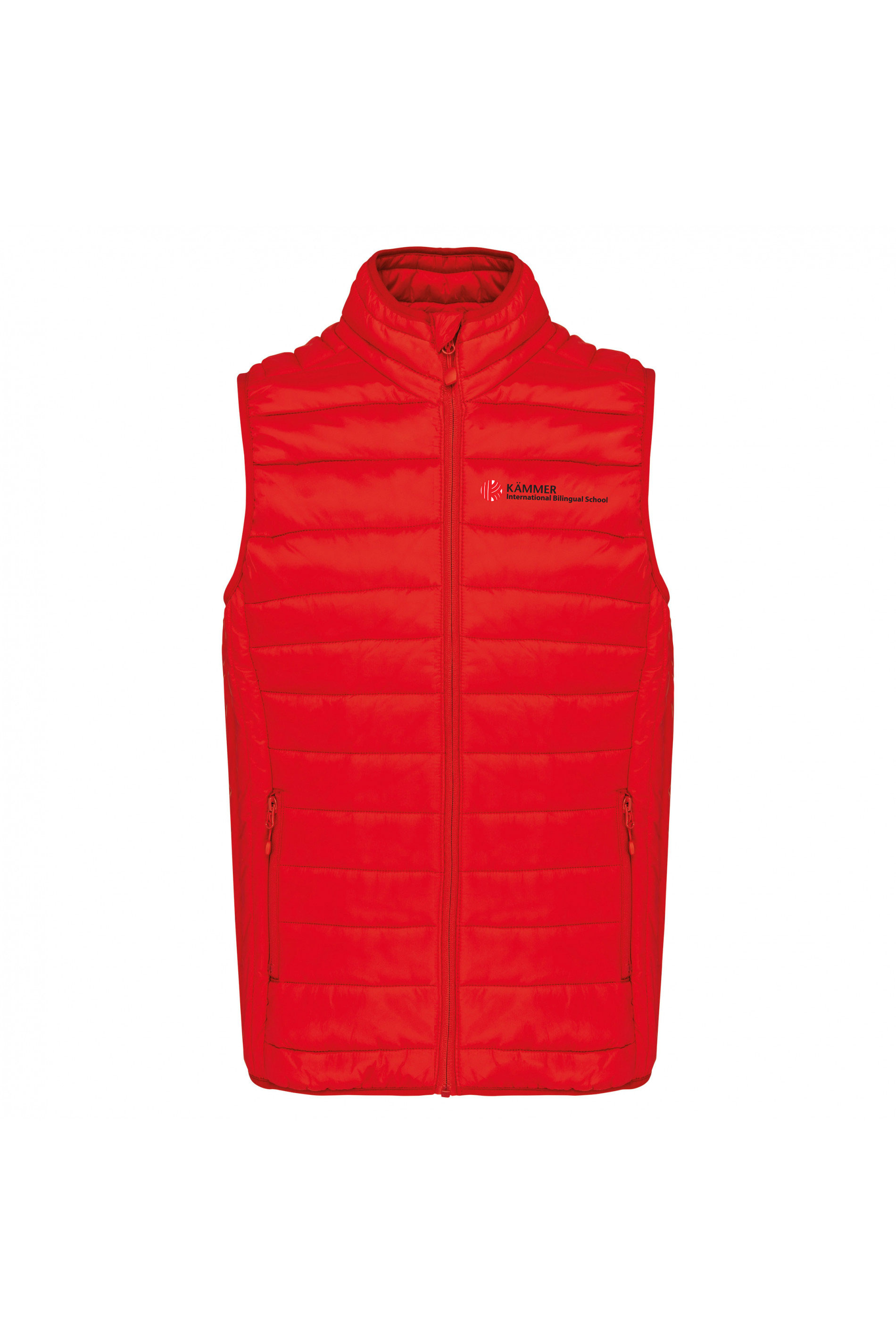 Quilted Bodywarmer mit KIBS-Logo Rot S